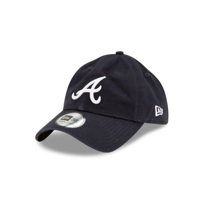 Blue Atlanta Braves Hat - New Era MLB Casual Classic Adjustable Caps USA3028914